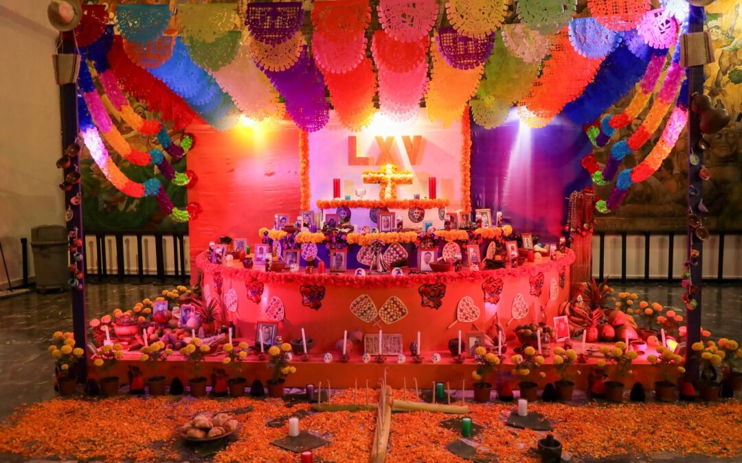 Inauguran en el Congreso del Estado el tradicional altar alusivo al “Día de Muertos”