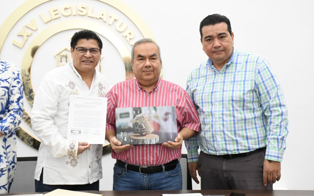 Recibe Congreso Informe de Actividades de la CEDH