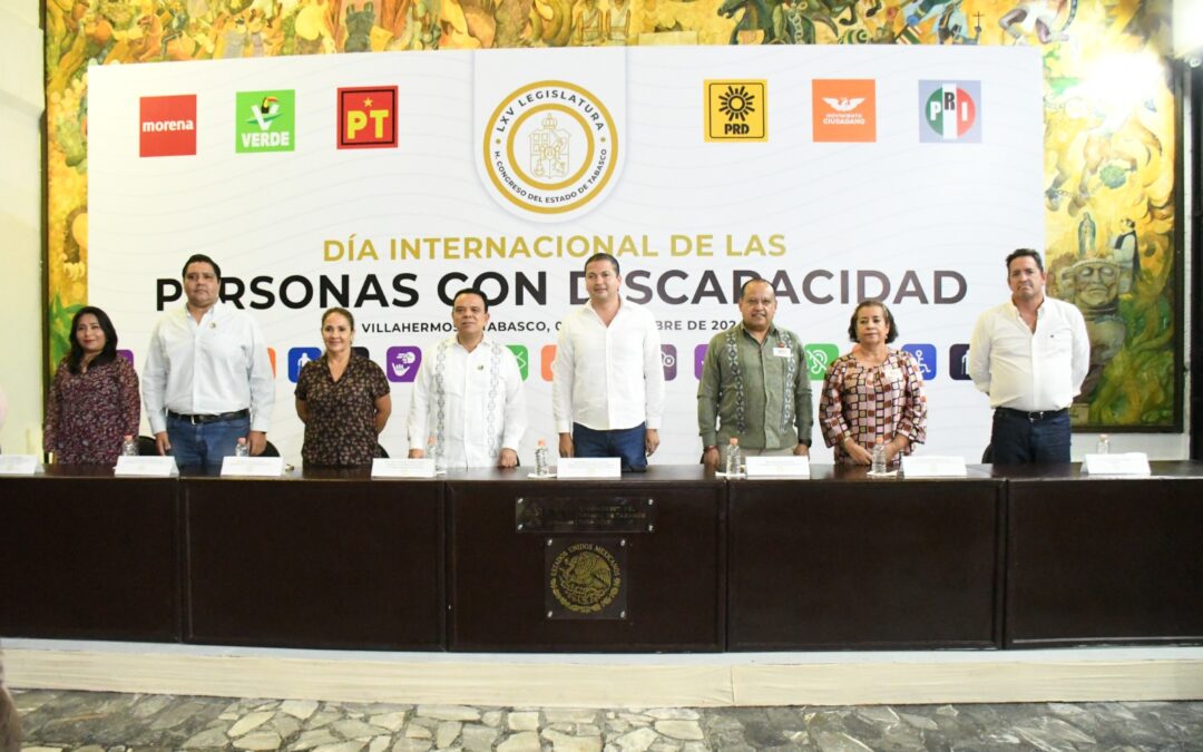 Conmemora LXV Legislatura el Día Internacional de las Personas con Discapacidad