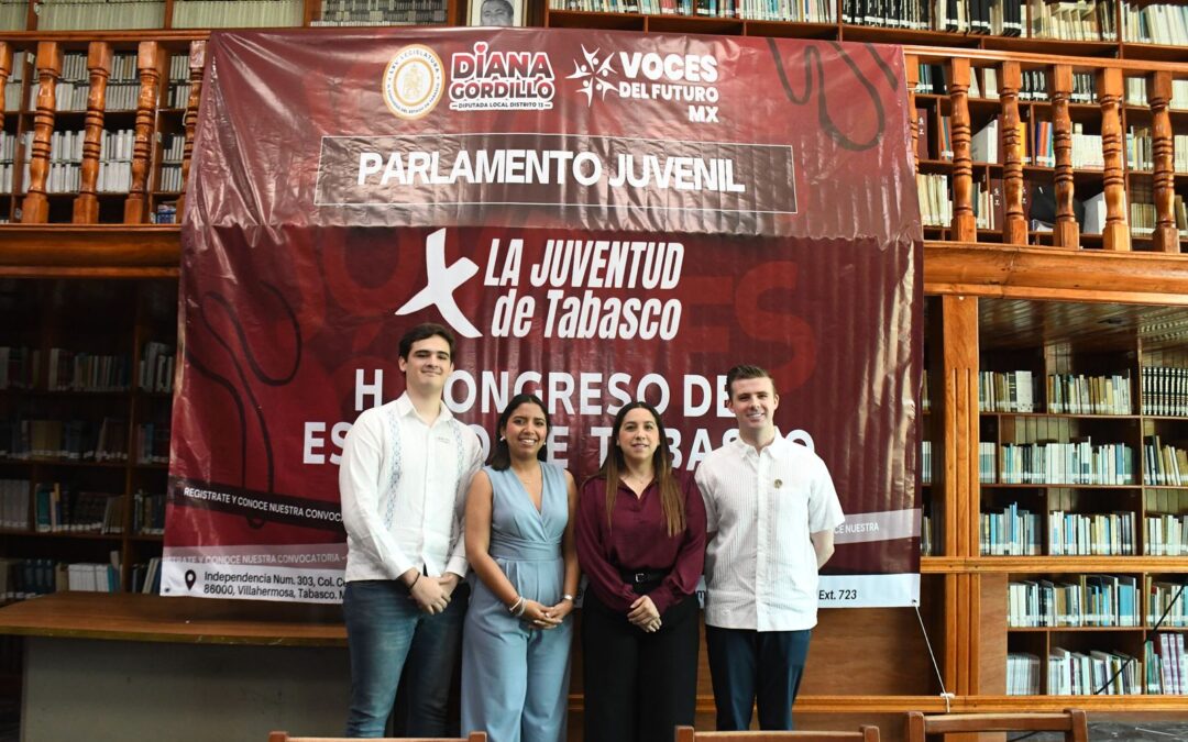 Invitan a participar en el Primer Parlamento Juvenil “Por la Juventud de Tabasco”