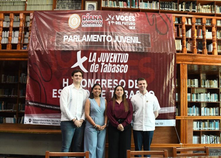 Invitan a participar en el Primer Parlamento Juvenil “Por la Juventud de Tabasco”