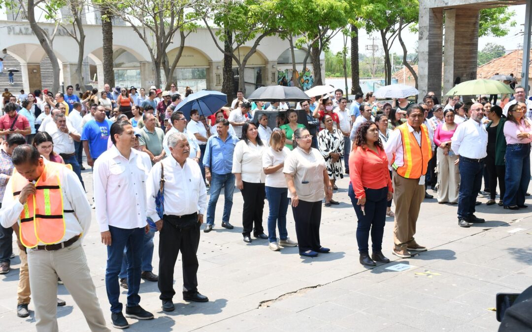 Participa LXV Legislatura en el Primer Simulacro Nacional 2026