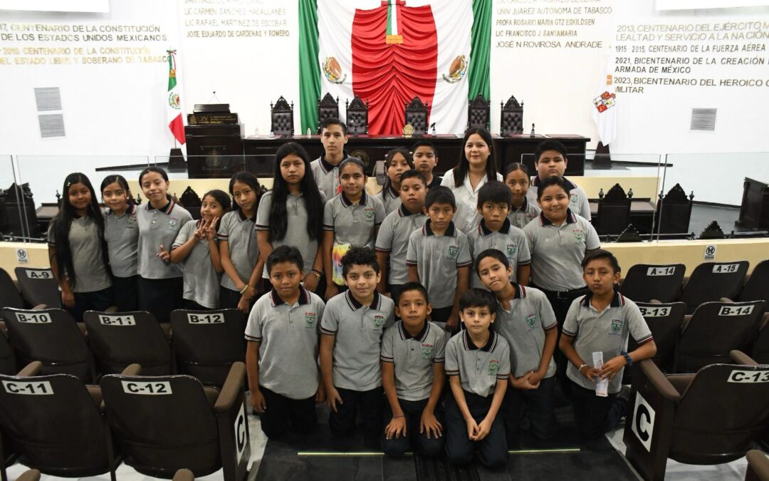  Recibe el Congreso la visita de alumnos de primaria