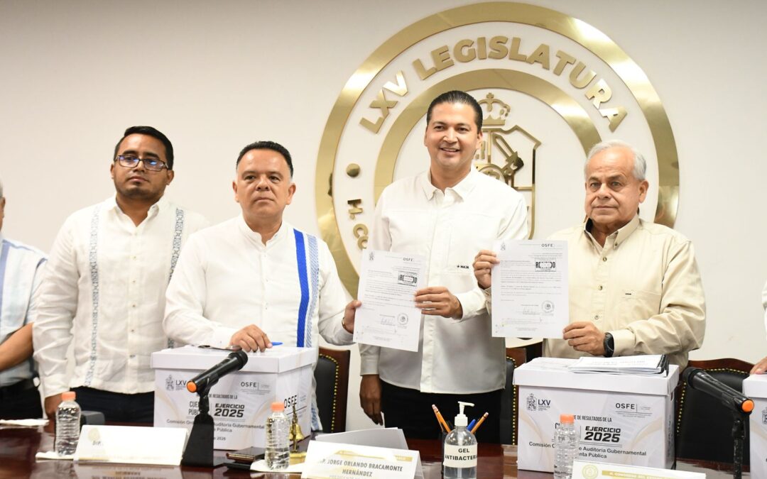 Recibe Congreso los Informes de Resultados de las Cuentas Públicas del ejercicio fiscal 2025
