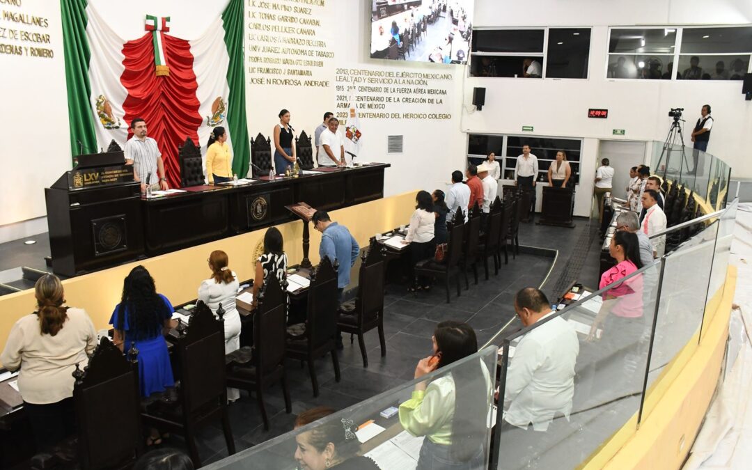 Avala Congreso de Tabasco Minuta Constitucional en materia de Nacionalidad Única