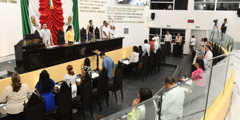 Avala Congreso de Tabasco Minuta Constitucional en materia de Nacionalidad Única