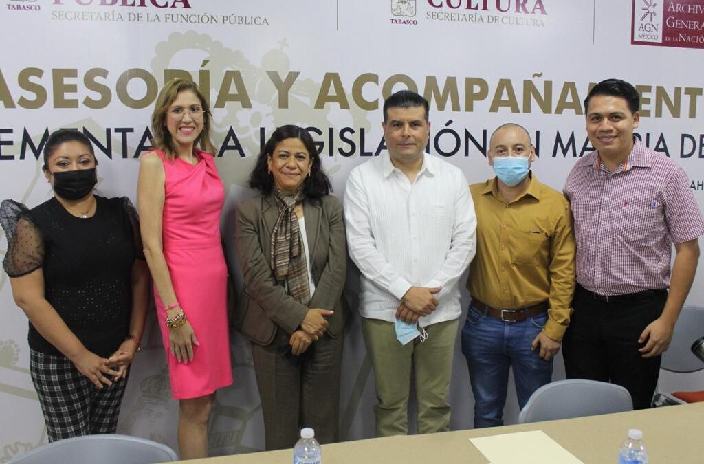 Participa personal del Congreso de Tabasco en capacitación en materia de Archivo