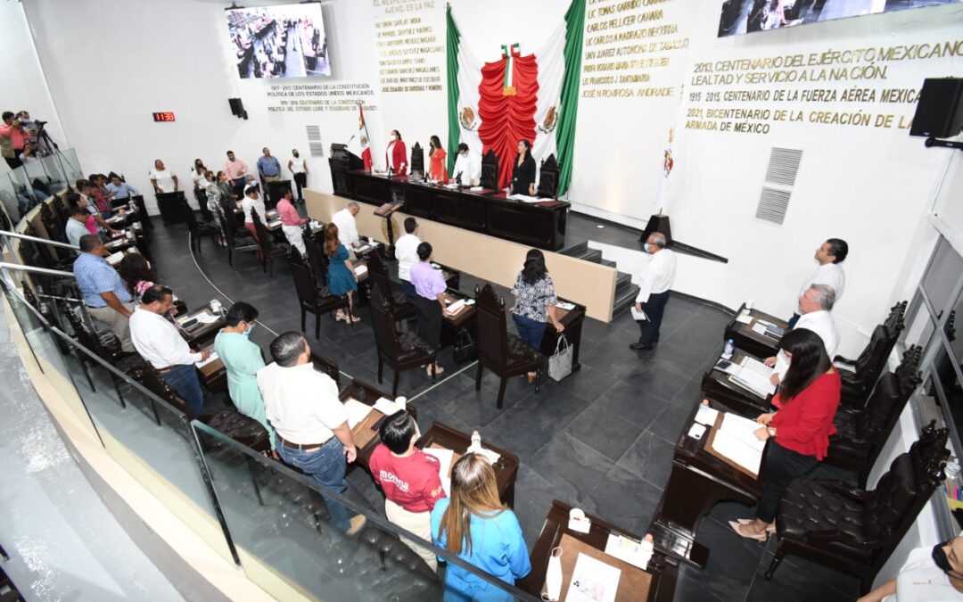 Modifica Pleno integración de tres comisiones ordinarias y el Código Civil para el Estado de Tabasco