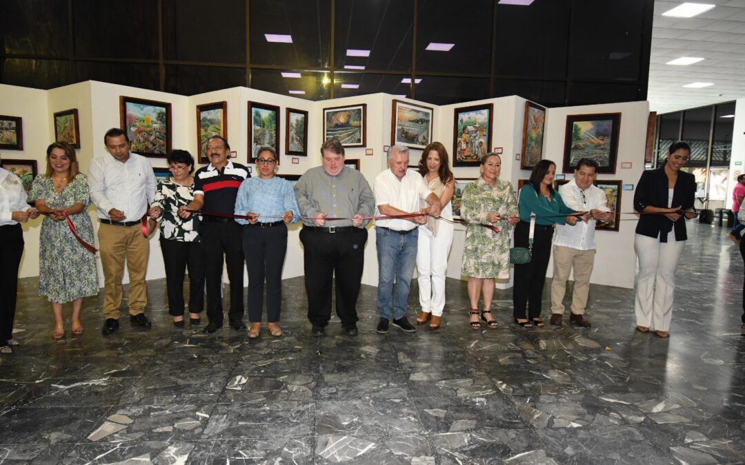 Inaugura Congreso Tabasco Exposición Pictórica “Los Colores de mi Tierra”