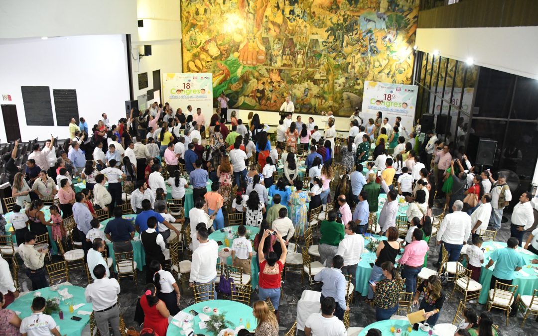 Inauguran el 18º Congreso de las Niñas y Niños Legisladores de Tabasco