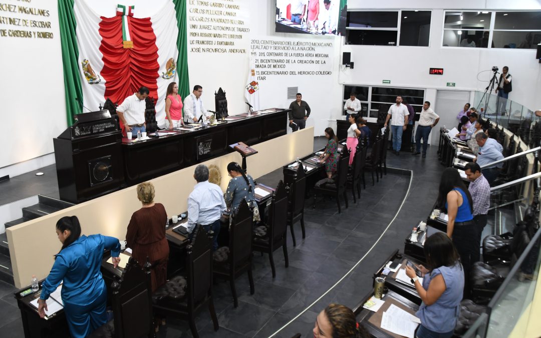 Reforman Constitución de Tabasco en materia de períodos ordinarios de sesiones