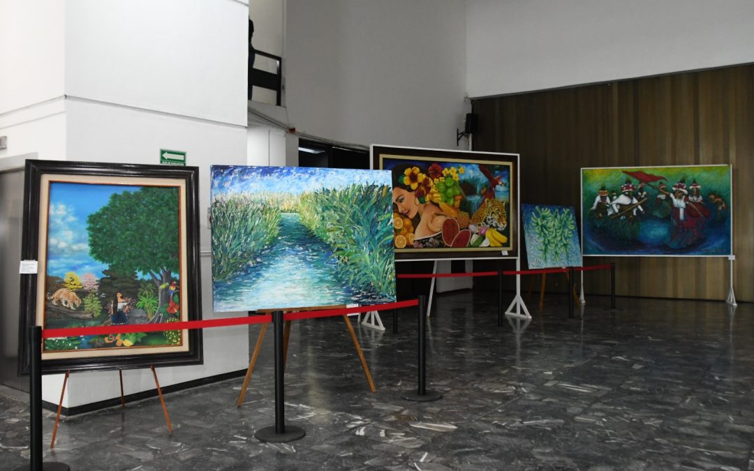 Continúa Exposición Artística “Caretas de Cojóes y Yaguas” en Congreso de Tabasco