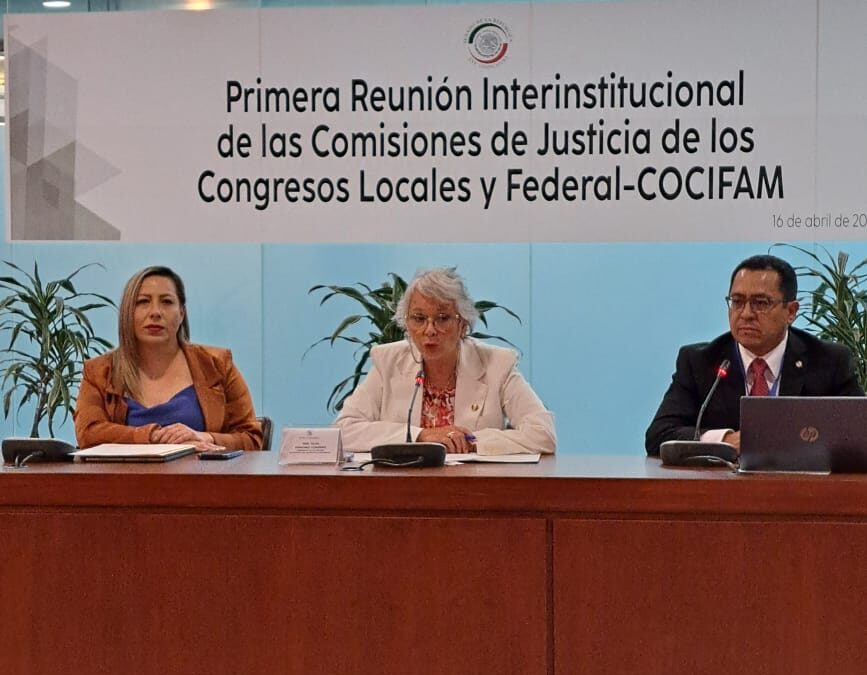 Participa LXIV Legislatura en Primera Reunión Interinstitucional de Comisiones de Justicia de Congresos Locales y Federal-COCIFAM